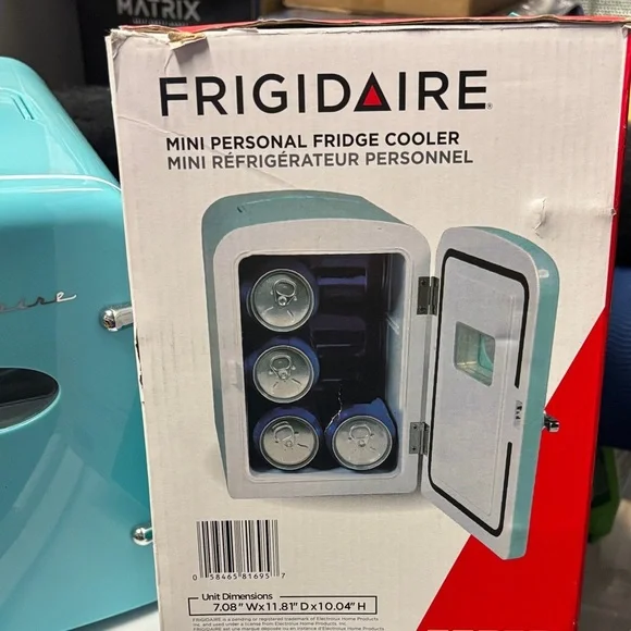 Frigidaire Blue Mini Fridge - Picture 2 of 4